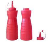 Roter birnenförmiger Speiseöl Flasche Pastic-Pressung umweltsmäßigbehälter