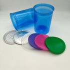 Großes Behälter-blaues Farbe-HAUSTIER konserviert einfache offene Glas-Nahrung Speichersüßigkeit in Büchsen