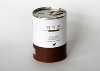 Nahrungsmittelgrad-Papier-Dosen, die für Pulver 83mm Dia Customized Design verpacken