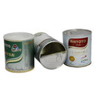 Nahrungsmittelgrad-feuchtigkeitsfeste zusammengesetzte Papierdosen mit einfachem offenem Deckel für Milchpulver-Nahrungs-Pulver