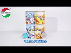 Eiscreme-Papierrohr mit luftdichtem Metalldeckel