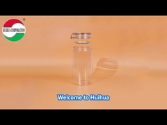 Klare PET-Dosen, versiegeltes Plastikglas