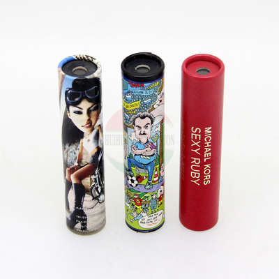 Luxury Round Custom Size Paper Tube Packaging for Essential Oils and Cosmetic Bottles
