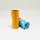 Pappe 0.3oz drücken Papierrohr für Kraftpapier-Lippenbalsam-Rohre des desodorierenden Mittels hoch