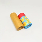Pappe 0.3oz drücken Papierrohr für Kraftpapier-Lippenbalsam-Rohre des desodorierenden Mittels hoch
