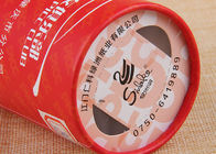 Rot kundengebundene Etikettendruck-Papier-Röhrenverpackung für Künste und Geschenke