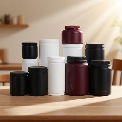 HDPE Plastic Bottles for Candies