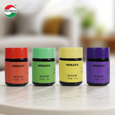 Custom Size Soft Candy Jar Plastic Jars PET Food Grade Bottle