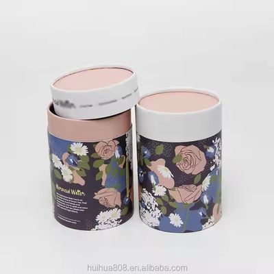 Biodegradable Kraft Paper Tube Packaging Round Empty Food Grade Colorful Cylinder for Tea and Sugar for Eco-Friendly Storage