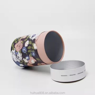 Biodegradable Kraft Paper Tube Packaging Round Empty Food Grade Colorful Cylinder for Tea and Sugar for Eco-Friendly Storage
