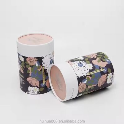 Biodegradable Kraft Paper Tube Packaging Round Empty Food Grade Colorful Cylinder for Tea and Sugar for Eco-Friendly Storage