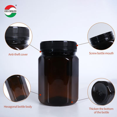 Custom PET Honey Jar 250g 500g 1000g Clear Food Grade