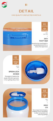 Plastic Lid Custom Color Food Grade PP Cover with Mold Printing Waterproof logo Colorfastness Top Lids