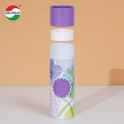 Eco‑Friendly Rotatable Shaker Paper Canister Recyclable Paper Powder Shaker Tube With Sifter Lid