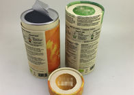 CMYK, das luftdichte kleine Papierrohre mit Folien-Deckel für Macha Verpacken druckt