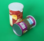 Trockene umweltsmäßigfrüchte/Chip-zusammengesetzte Papierdosen, Aluminiumfolie-Abdeckung