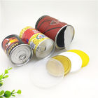Matt Lamination Easy Open Paper Composite Cans For Dried Fruit / Food Powder