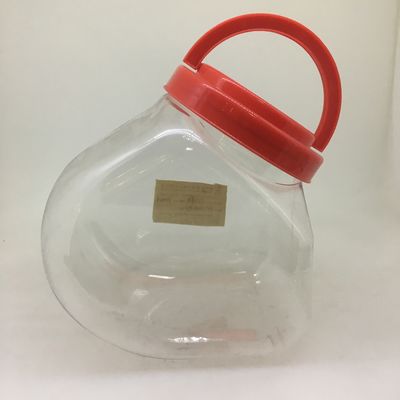 Guangzhou Factory 100ml 200ml 300ml 400ml 500ml 600ml 700ml 800ml 900ml 1000ml Empty Food Grade Clear Cooking Candy Cans PET Plastic Jars With Lids