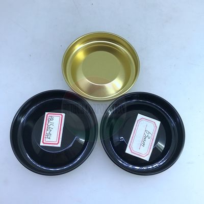 Paper Tube Lid Wine Cover Caps Tube Tinplate Inner Plug Lid Inner Lid Tinplate Inner Cover Cap For Paper Can Paper CANS Custom Logo Metal