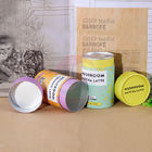 Einfacher rohr-Kasten des offenen Endes Papierdes deckel-150mm für Tee-kundenspezifisches Logo-Drucken