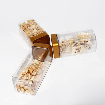 Transparent Food Plastic Cans Wholesale PET Food Jars Transparent Wide Mouth Plastic Bottle Plastic Spice Jar