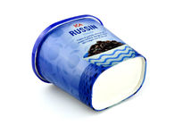 Nahrungsmittelgrad-Eiscreme-Schalen-leere ovale Papierrohr-Verpackung mit PET Deckel
