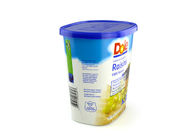 Nahrungsmittelgrad-Eiscreme-Schalen-leere ovale Papierrohr-Verpackung mit PET Deckel