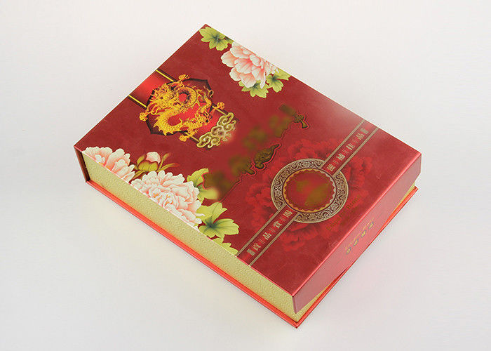 Kundengebundene rote Recyclingpapier-Geschenkboxen, umweltfreundlicher Tee-Verpackenkasten