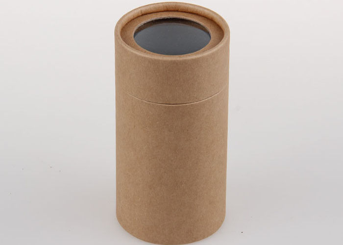 Sgs-Zylinder-Papier-zusammengesetzte Dosen, die mit Plastikfenster in der Abdeckung verpacken