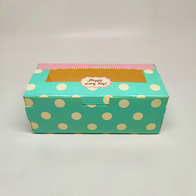 CMYK-Recyclingpapier-Geschenkbox-Nahrungsmittelgrad-Griff-kundenspezifische Pappe nehmen Tortenschachtel weg
