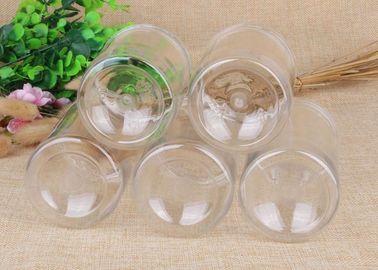 Moistureproof Recycle Clear Pet Jars PET Plastic Food Cans For Powder / Drink