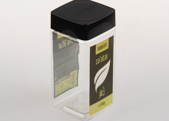 Pp. bedecken klare Tee-/Kaffee-Vorratsbehälter der Haustier-Glas-880ml transparente mit einer Kappe