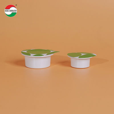 Hergestellt in China OEM Kundenspezifischer PP-Kunststoffbecher mit kleinem Fassungsvermögen für Masken mit OEM-Drucketikett