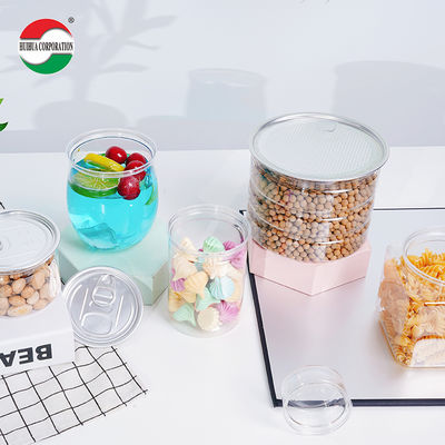 Cylinder Clear PET Jars
