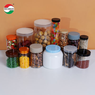 Lebensmittel PET Plastikglas mit Schraubverschluss für Milchpulver Trockenfrüchte Süßigkeiten Snack Lagerung Direkt Plastikflaschen Fabrik