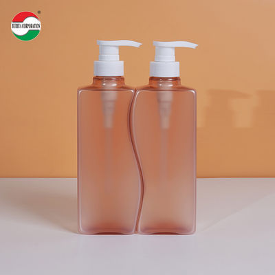500ML PET-Flasche Kunststoff-Behälter Pump-Druckdeckel für Shampoo & Duschgel