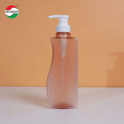 Klare PET-Gläser für Shampoo, Duschgel, 500 ml Kunststoffflasche mit Pumpverschluss, kundenspezifischer Service verfügbar