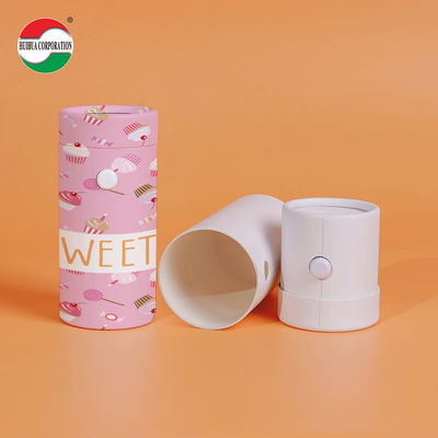 Custom Eco Friendly Biodegradable Childproof Resistant Packaging Boxes Round Shaped Cylinder Paper Tube With Child Lock
