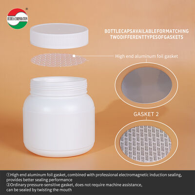 High Quality Food Grade HDPE Material Plastic Can for Bean Powder Facial mask powder