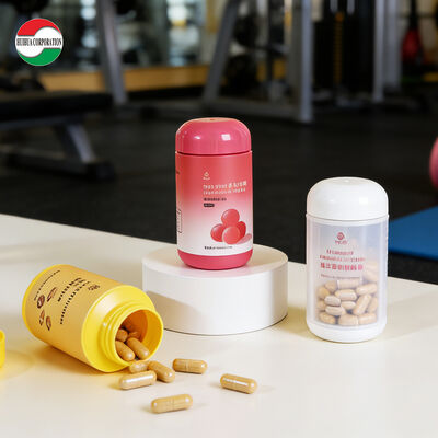 Fabrik-Direktverkauf HDPE-Medizin-Plastikflasche mit Dichtung für Vitaminpräparate Pille Leere Flasche Verpackung