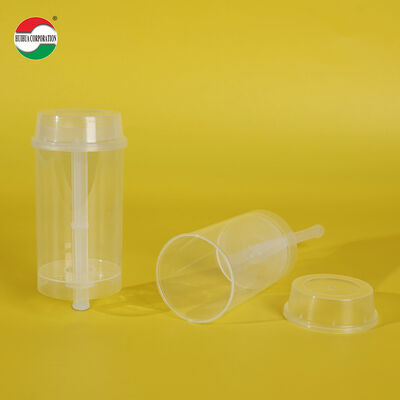 New Eco Friendly Clear PP Plastic To Go Sushi Roll Push Up Pop Tube Packaging Shooter Cup Cylinder Container With Cover