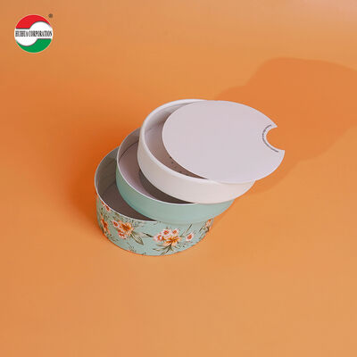 Custom Logo Printed Biodegradable Round Cosmetic Loose Powder Paper Jar Box Round Cylinder Sifter Paper Tube Canister Top Shaker