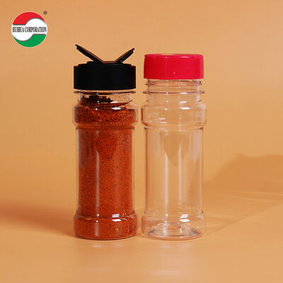 PET Plastic Bottles Spice Containers and Seasoning Powder Jars Salt Pepper Shaker Bottle Packaging