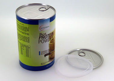 Kleine Nahrungsmittelgrad-Pulver-Papier-Röhrenverpackung, einfaches Aluminiumoffenes Ende