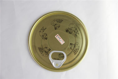 99 Millimeter goldene Grad-Material des Blechdose-einfache offene Deckels EOE Nahrungsmittel