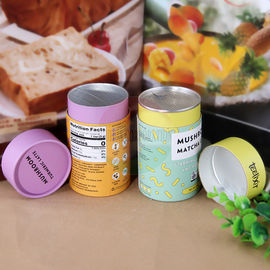 Einfacher rohr-Kasten des offenen Endes Papierdes deckel-150mm für Tee-kundenspezifisches Logo-Drucken
