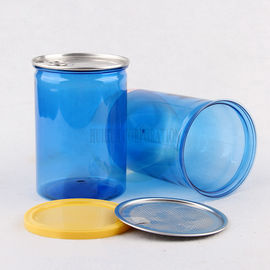 Sealable Jar Wide Mouth With Aluminum Lid And PE Lids Nuts And Cookies Storage Containers Candy And Snack Jar Transparent Food Grade Jam Jar Plastic PET