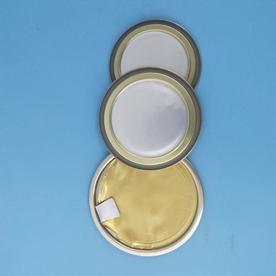 High Temperature Resistance Food Grade #202 #209 #300 #307 #401 #502 Easy Open End EOE Aluminum Peel Off Lids Cover Peel Off Lids For Plastic Can Closures