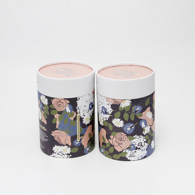 Custom Recyclable Round Kraft Paper Tube Food Grade Composite Jar for Industrial Packaging of Protein Powder Tea and Snacks