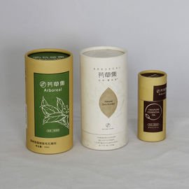 Nette kräuselnde recyclebare Tee-Papier-Röhrenverpackung CMYK Pantone FDA